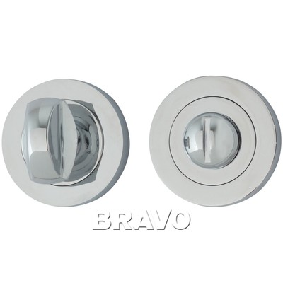 Фиксатор на круглой розетке Bravo A/Z-6WC Хром
