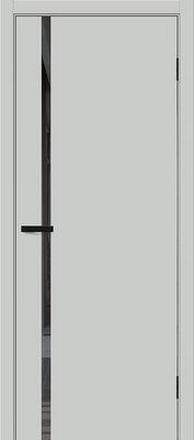 Межкомнатная дверь BRAVO Браво-0.40 П Grey Silk ПЭТ стекло Mirox Grey