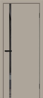 Межкомнатная дверь BRAVO Браво-0.40.П Clay Silk стекло Mirox Grey