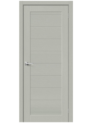 Межкомнатная дверь BRAVO Браво-21 Grey Wood Экошпон