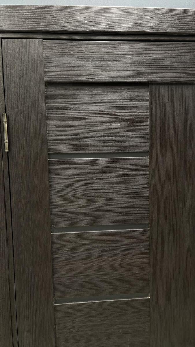 Межкомнатная дверь BRAVO Браво-29 Wenge Melinga/Magic Fog Экошпон стекло Magic Fog