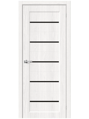 Межкомнатная дверь BRAVO Мода-22 Black Line White Dreamline Экошпон
