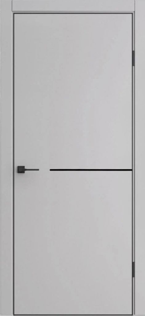 Межкомнатная дверь ДП-50.1 Silver Gray Экошпон