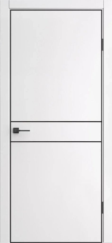 Межкомнатная дверь ДП-52 ДГ White Pearl Экошпон