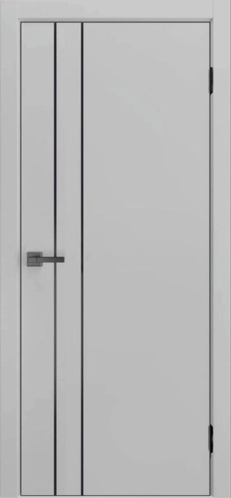 Межкомнатная дверь ДП-58 Silver Gray Экошпон