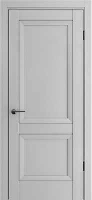 Межкомнатная дверь ДП-61 ДГ Silver Gray Экошпон
