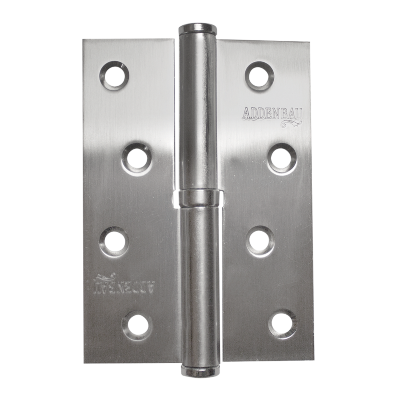 Петля дверная разъемная ADDEN BAU. 100X75X2.5 RIGHT MATTE SATIN CHROME (цвет МАТОВЫЙ ХРОМ)
