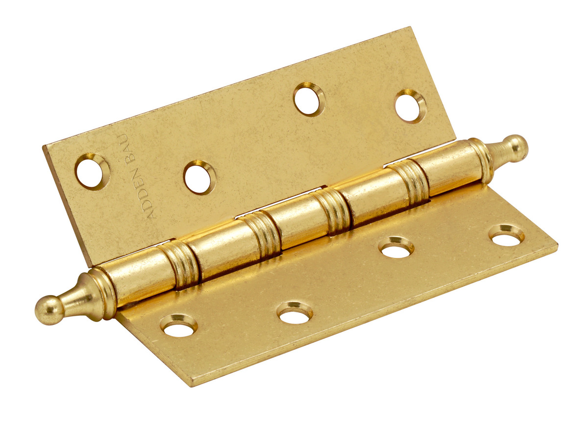 Петля универсальная с четырьмя подшипниками ADDEN BAU. 100X70X2.5 4W AGED GOLD (цвет СОСТАРЕННОЕ ЗОЛОТО)
