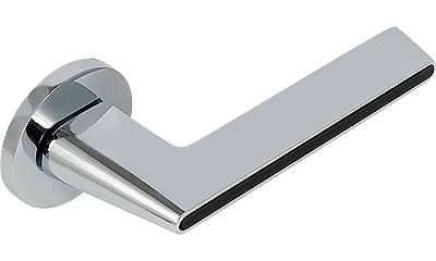 Ручка ADDEN BAU RIVER S-486 CHROME / BLACK (цвет ХРОМ БЛЕСТЯЩИЙ/ЧЁРНАЯ ВСТАВКА)