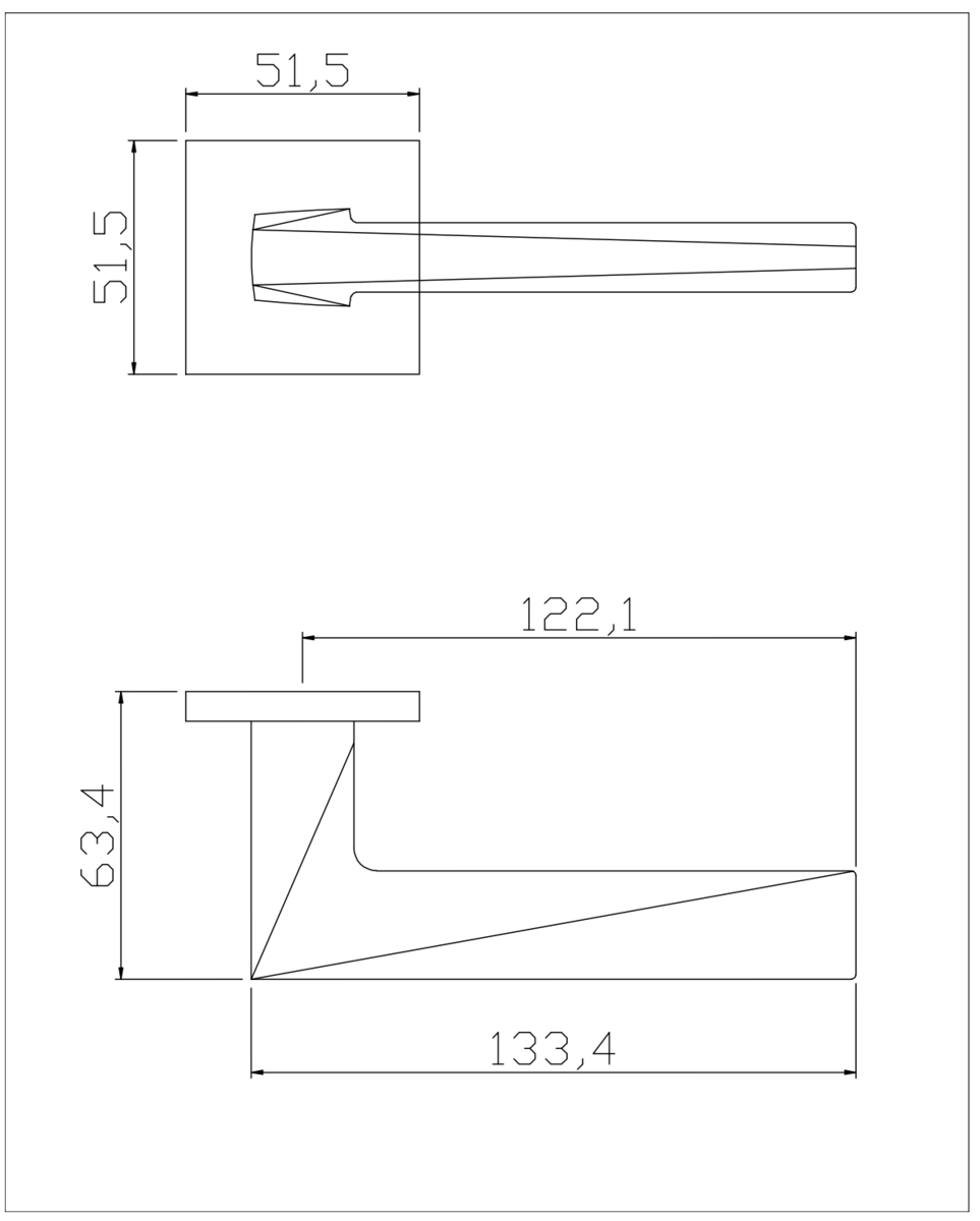 Ручка ADDEN BAU SOLAR S-535 NICKEL (цвет НИКЕЛЬ)