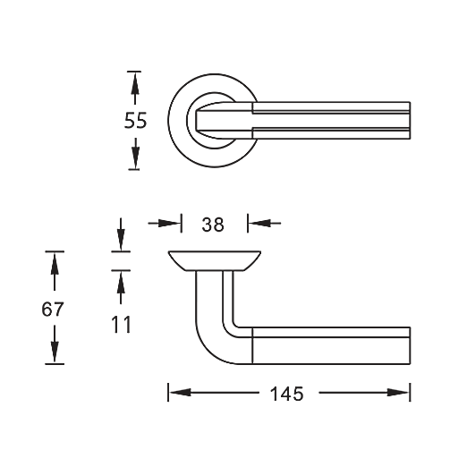 Ручка ARCHIE S010 96ACF, кофе