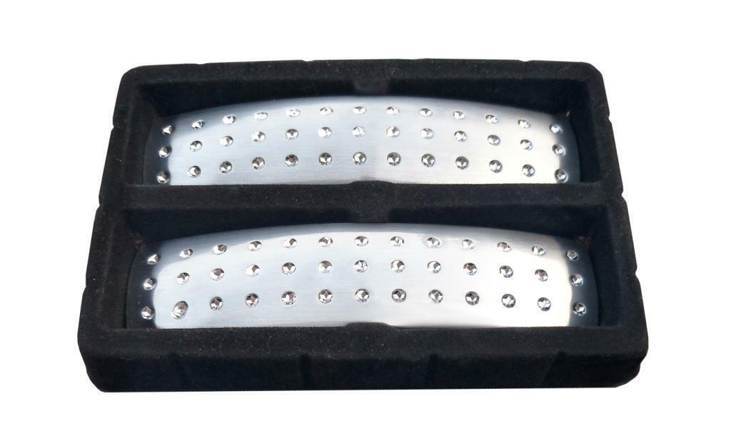 Ручка со сменными накладками ADDEN BAU. TWIN A127-02 CHROME (цвет МАТОВЫЙ ХРОМ / ХРОМ БЛЕСТЯЩИЙ)