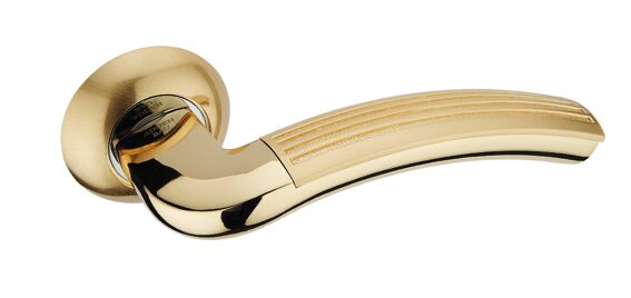 Ручка со сменными накладками ADDEN BAU. TWIN A127-02 GOLD (цвет МАТОВОЕ ЗОЛОТО)