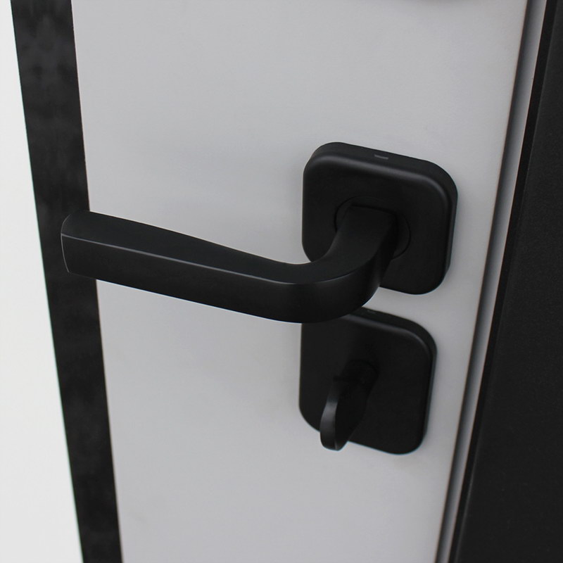 Входная дверь АСД "Фрегат" (биометрический замок Smart lock Y12) Муар черный