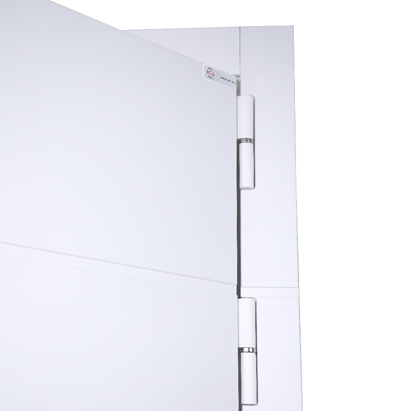 Входная дверь АСД "Горизонт" с зеркалом (адаптивная замковая часть) Муар белый/Белый матовый