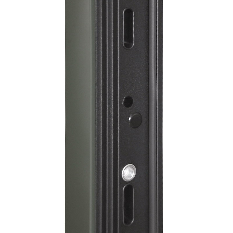Входная дверь АСД "Scandi" (биометрический замок Smart lock К06) Муар черный/Белый матовый