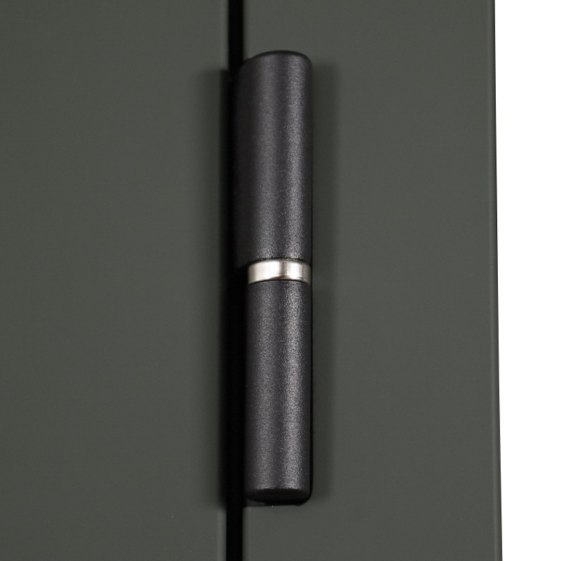 Входная дверь АСД "Scandi" с зеркалом (биометрический замок Smart lock Y12) Муар черный/Белый матовый