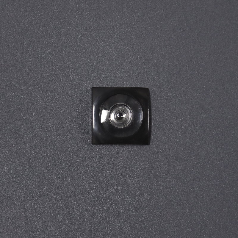 Входная дверь АСД "Vegas" с зеркалом (биометрический замок Smart lock DZ 888) Муар серый/Белый матовый