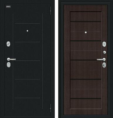 Входная дверь BRAVO Борн Букле черное/Wenge Veralinga