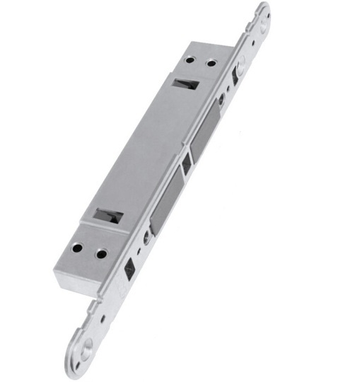 Замок магнитный AGB TOUCH 18х196mm (регулируемый), cерый RAL 7036 B01120.30.78